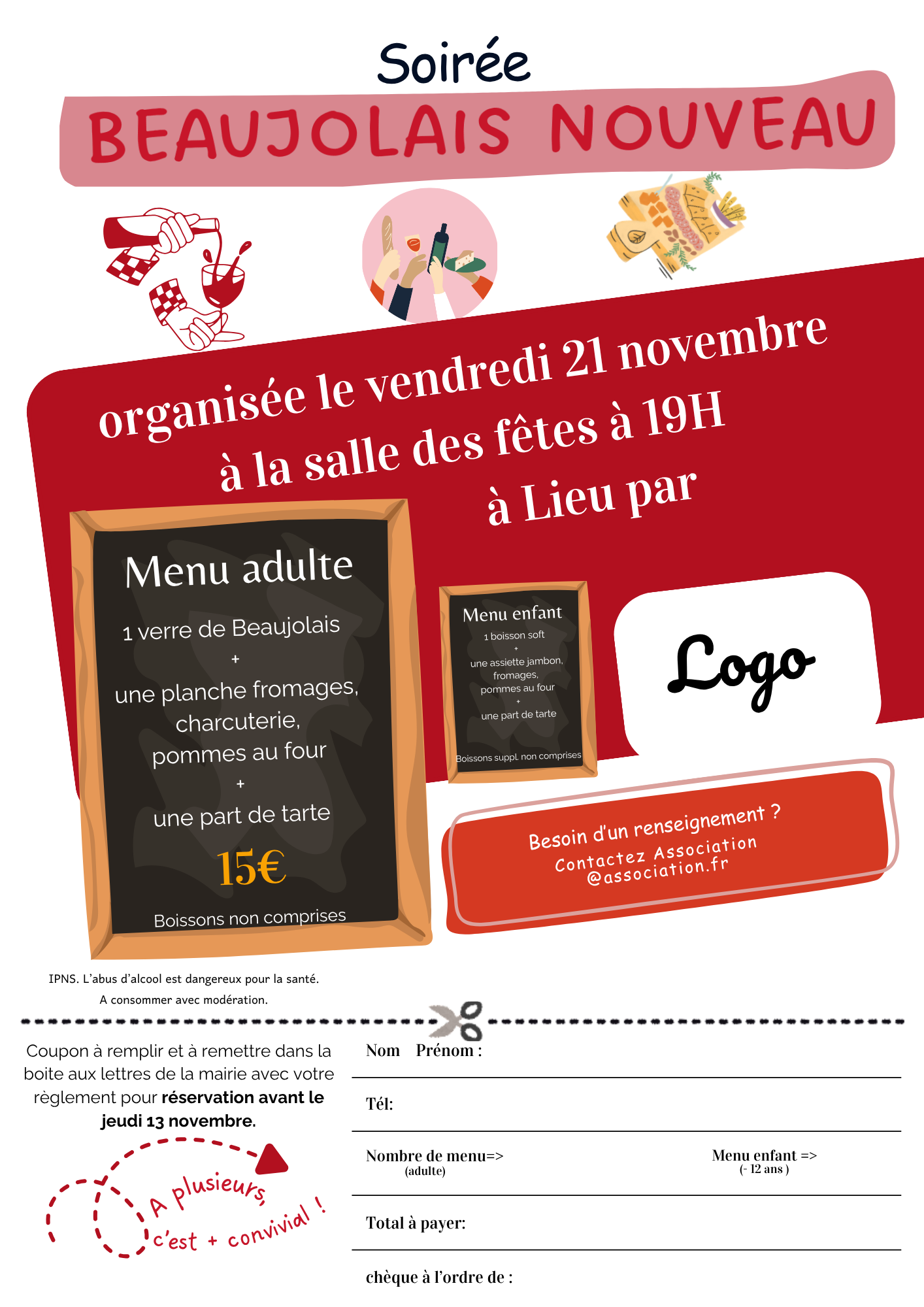 flyer beaujolais nouveau